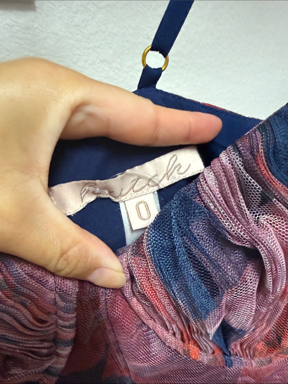 Hutch Tulle Printed Maxi Dress - Picture 9 of 10